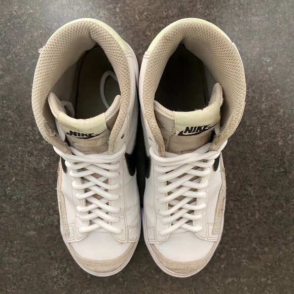 Nike Blazer Mid '77 GS 'White Black Volt' - Size 6Y - Picture 7 of 11